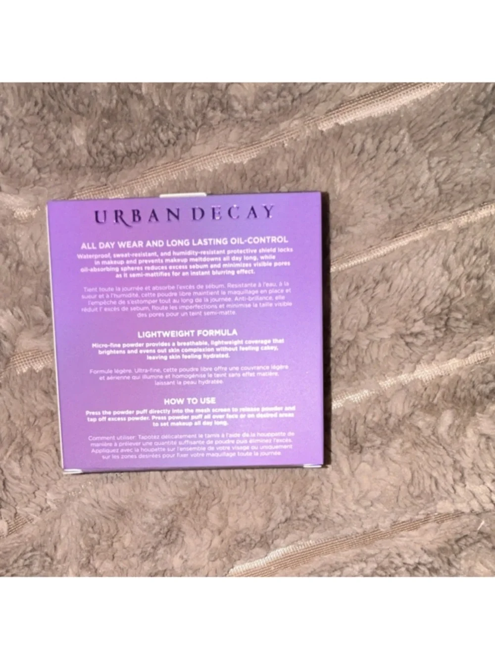 Urban Decay All Nighter Loose Setting Powder — Violet Purple - Picture 2 of 4